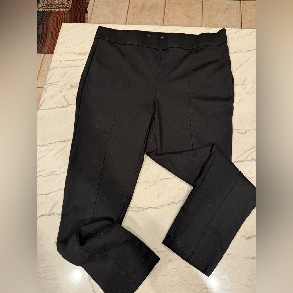 Anne Klein Black Pull On Ponte Riding Pants Stretch Comfort Waist XL - Picture 2 of 16